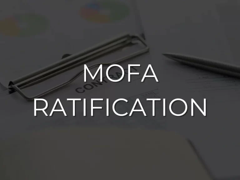 MOFA Ratification